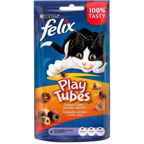 GARDUMS KAĶIEM FELIX PLAY TUBES VISTA UN AKNAS 50G
