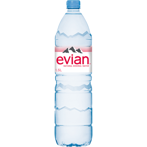 MINERĀLŪDENS EVIAN DABĪGS PH7.2 1.5L PET