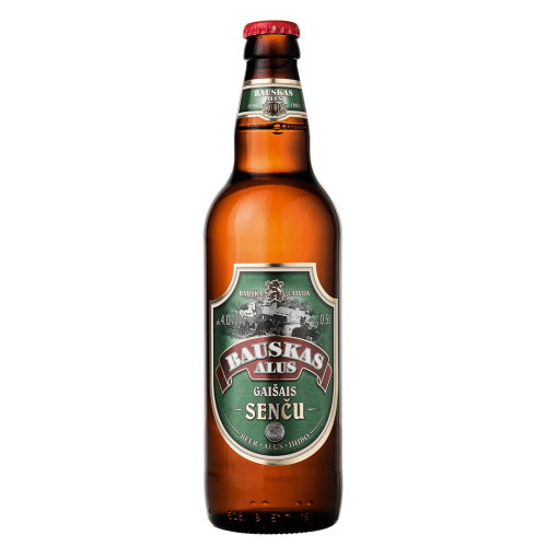 ALUS BAUSKAS SENČU GAIŠAIS 4.0% 0.5L STIKLS
