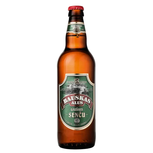 ALUS BAUSKAS SENČU GAIŠAIS 4.0% 0.5L STIKLS