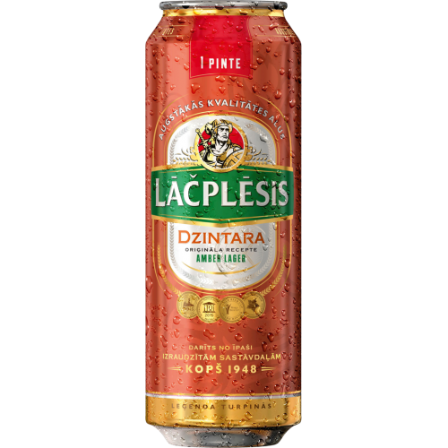 ALUS LĀČPLĒSIS DZINTARA PINTE 4.8% 0.568L CAN
