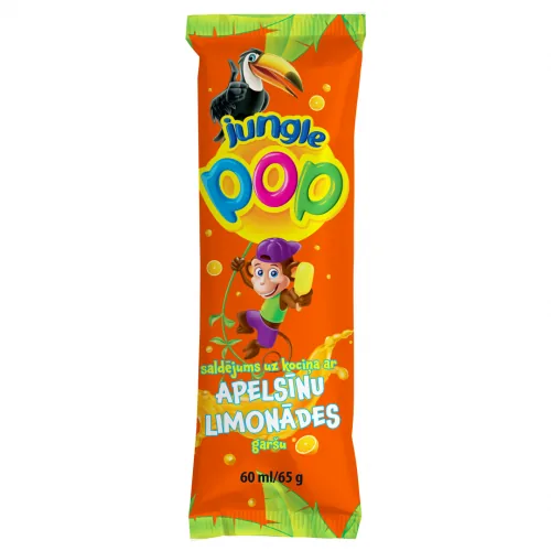 SALDĒJUMS JUNGLE POP AR APELSĪNU GARŠU UZ KOC. 65G