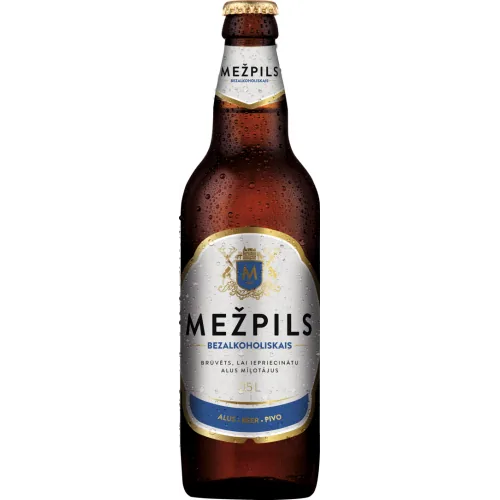 ALUS BEZALKOHOLISKAIS MEŽPILS 0% 0.5L STIKLS