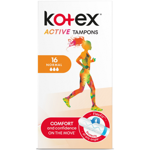 TAMPONI KOTEX ACTIVE NORMAL 16 GAB.