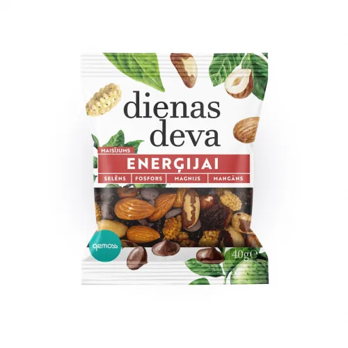 RIEKSTU MAISĪJUMS ZELTA RIEKSTS DIENAS DEVA ENERĢIJAI 40G