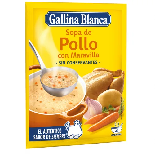 VISTAS ZUPA GALLINA BLANCA AR NŪDELĒM MARAVILLA 85G