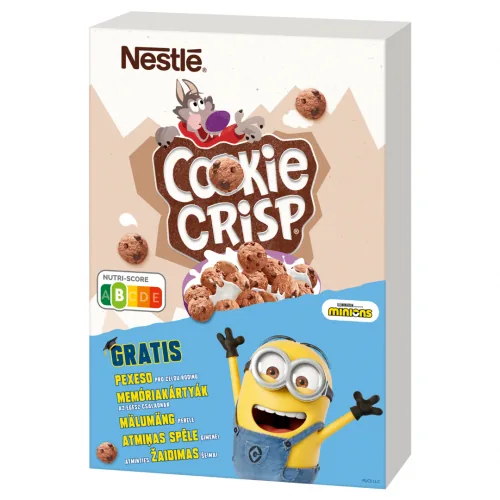 SAUSĀS BROKASTIS NESTLE COOKIE CRISP 375G