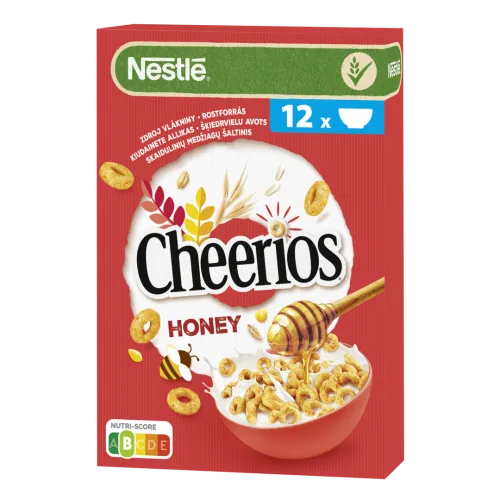 SAUSĀS BROKASTIS NESTLE CHEERIOS AR MEDU 375G