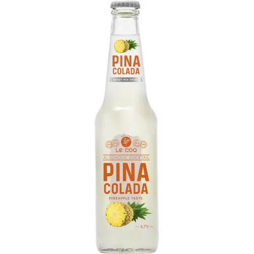 ALKOHOLISKAIS KOKTEILIS LE COQ PINA COLADA 4,7% 0,33L