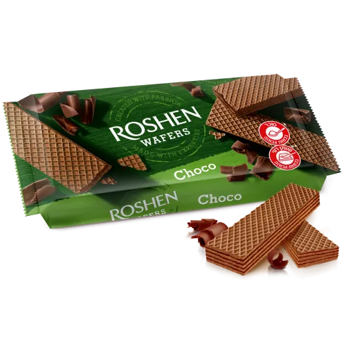 VAFELES ROSHEN AR ŠOKOLĀDES GARŠU 216G