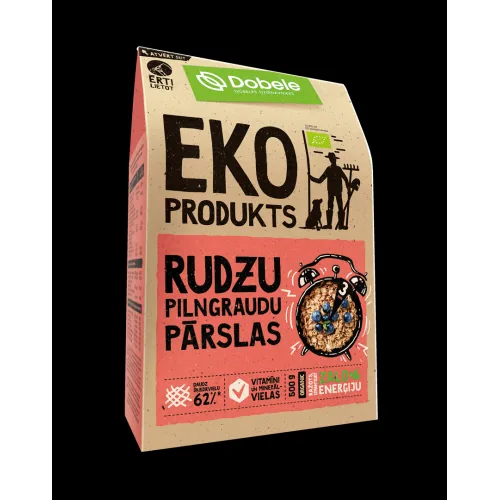 RUDZU PĀRSLAS DOBELE EKO 500G