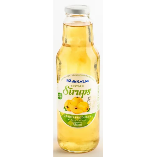 D SĪRUPS RĀMKALNI CIDONIJU DABĪGS 750ML