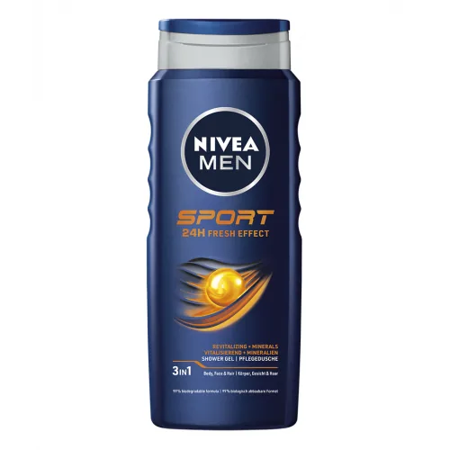 DUŠAS ŽELEJA NIVEA MEN SPORT VĪR. 500ML