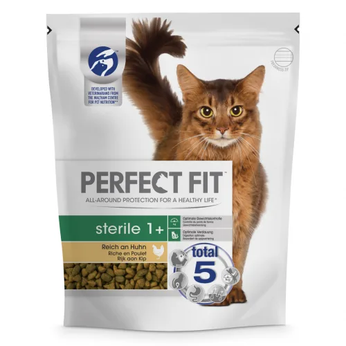 BARĪBA KAĶIEM SAUSĀ PERFECT FIT STERIL.KAĶIEM AR VISTU 1.4KG