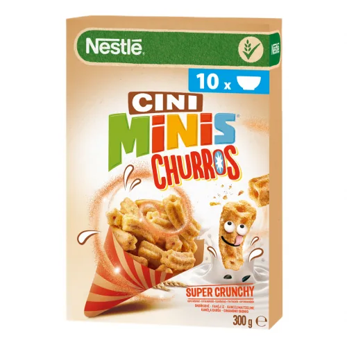 BROKASTU PĀRSLAS NESTLE CINI MINIS CHURROS 300G