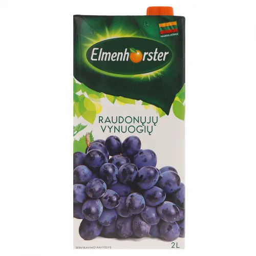 SULAS DZĒRIENS ELMENHORSTER SARKANO VĪNOGU 15% 2L