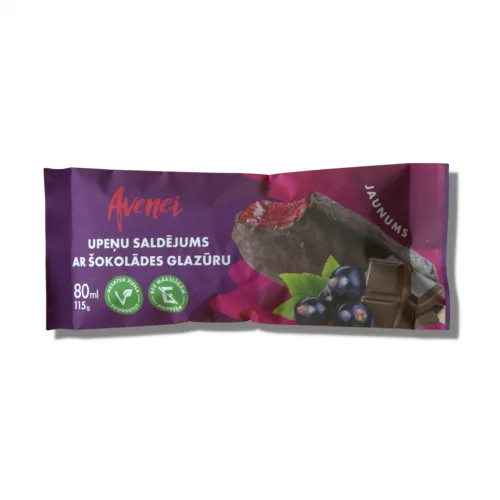 SALDĒJUMS AVENEI UPEŅU ŠOKOLĀDES GLAZŪRĀ 80G