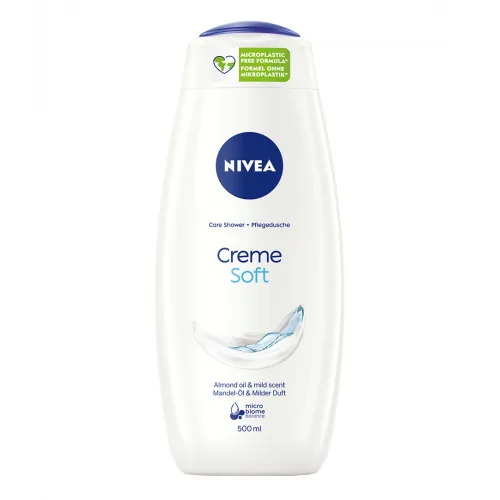 DUŠAS ŽELEJA NIVEA CREME SOFT SIEV. 500ML