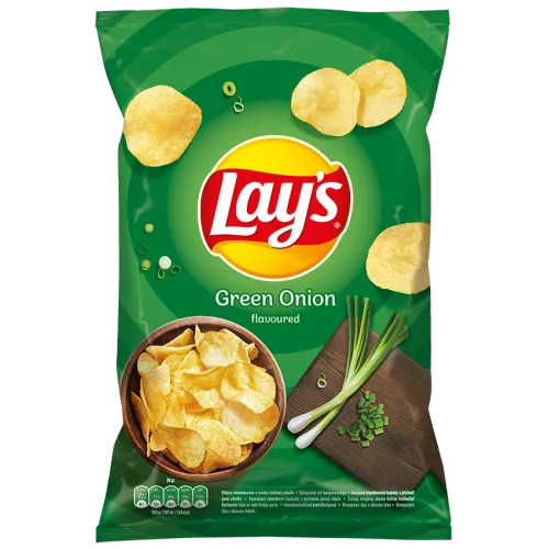 KARTUPEĻU ČIPSI LAY'S AR ZAĻO LOCIŅU GARŠU 200G
