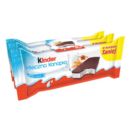 BATONIŅŠ KINDER MILK SLICE 3X28G