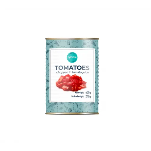 TOMĀTI GEMOSS COLLECTION MIZOTI GRIEZTI TOMĀTU SULĀ 400G