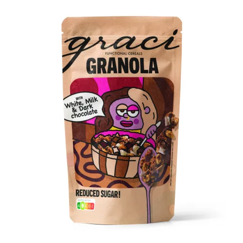 MUSLI GRACI TRIPLE CHOCOLATE GRANOLA 250G