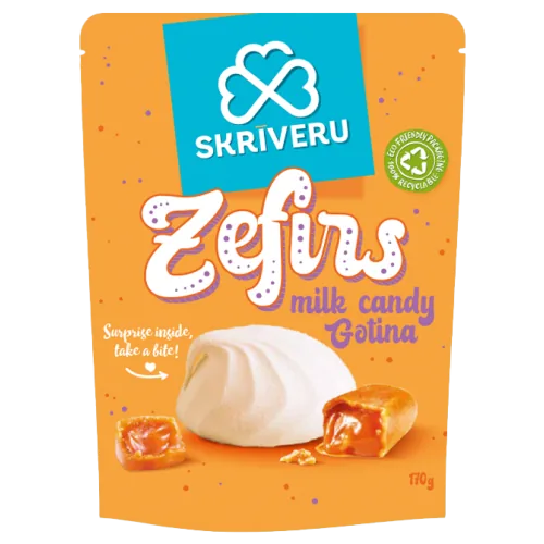 ZEFĪRS SKRĪVERU AR GOTIŅAS PILDĪJUMU 170G