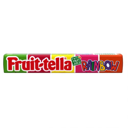 KOŠĻĀJAMĀ KONFEKTE FRUITTELLA VEGAN RAINBOW 41G