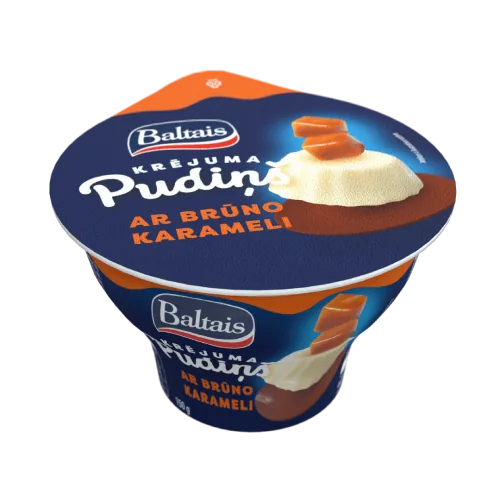 PUDIŅŠ BALTAIS KRĒJUMA TROPU BRŪNĀ KARAMELE 150G