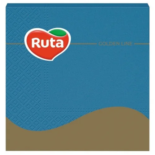 SALVETES RUTA TUMŠI ZILAS 33X33CM 20GAB
