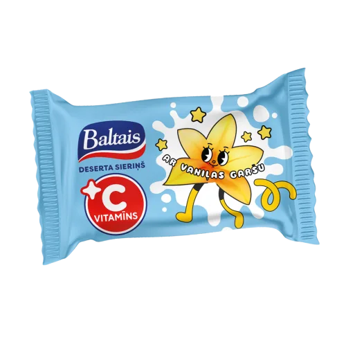DESERTA SIERIŅŠ BALTAIS AR C VITAMĪNU UN VANIĻAS GARŠU 38G