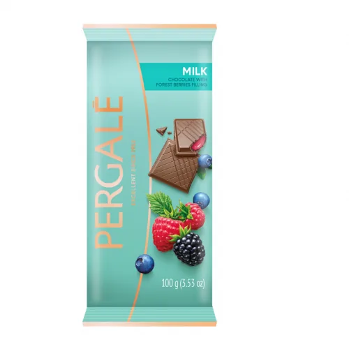 PIENA ŠOKOLĀDE PERGALE AR MEŽAOGU PILD.100G