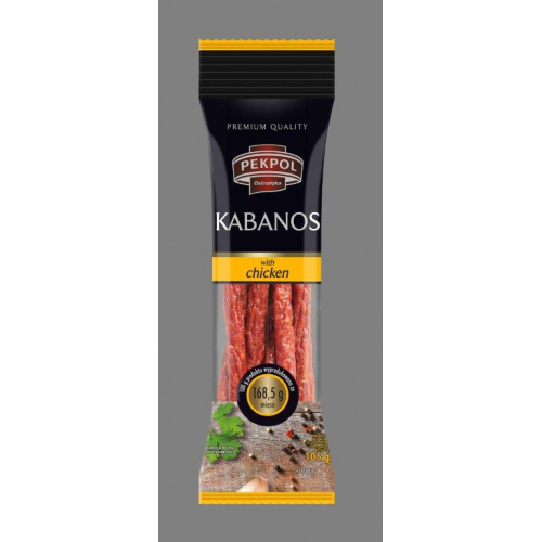 DESIŅAS PEKPOL KABANOS AR MĀJPUTNU GAĻU 105G