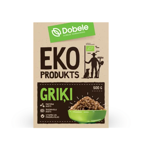 GRIĶI DOBELE EKO 500G KASTĪTE
