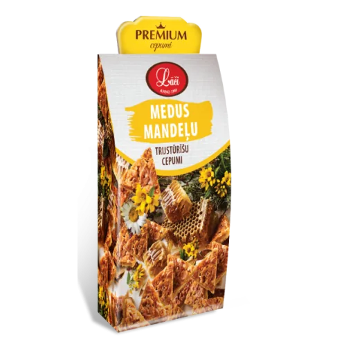 CEPUMI LĀČI MANDEĻU MEDUS TRIJSTŪRĪŠI 150G
