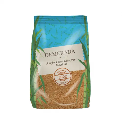 CUKURS BRŪNAIS NERAFINĒTAIS DEMERARA 500 G