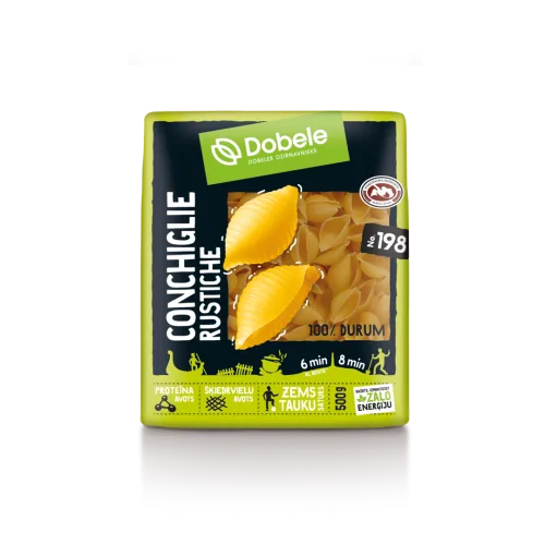 MAKARONI DOBELE CONHIGLIE RUSTICHE NR.198 500G