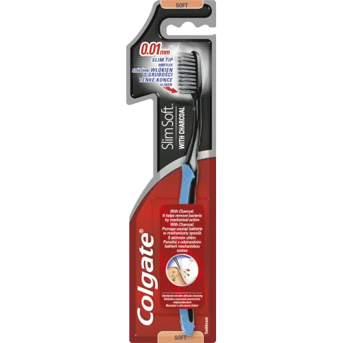 ZOBU BIRSTE COLGATE SLIM SOFT BLACK