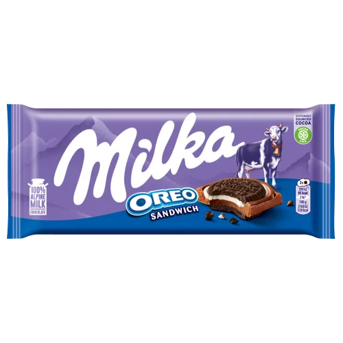 PIENA ŠOKOLĀDE MILKA SANDWICH OREO 92G