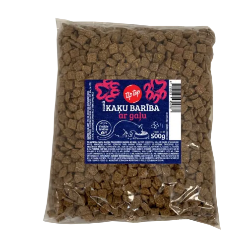 BARĪBA KAĶIEM SAUSĀ TIP TOP AR GAĻU 500G