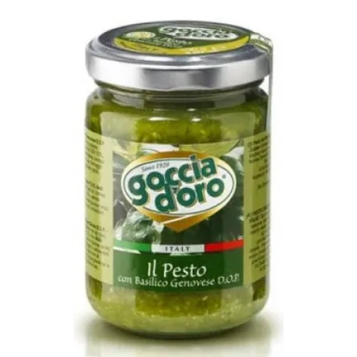 PESTO GOCCIA D'ORO GENOVESE NO OLĪVĀM 130G