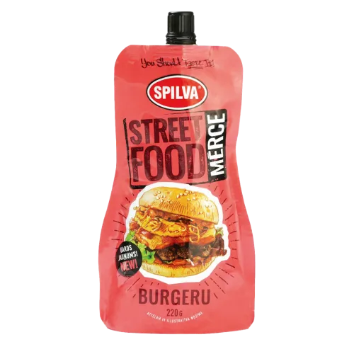 MĒRCE SPILVA STREET FOOD BURGERU 220G STĀVPAKA