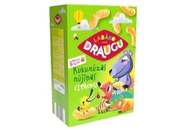 KUKURŪZAS NŪJIŅAS DRAUGU AR CITRONU GARŠU 150G