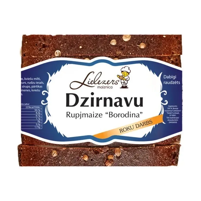 RUDZU MAIZE LIELEZERS DZIRNAVU BORODINA 250G GRIEZTA