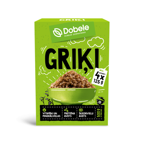 GRIĶI DOBELE 4X125G