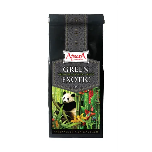 TĒJA ZAĻĀ APSARA GREEN EXOTIC 100G