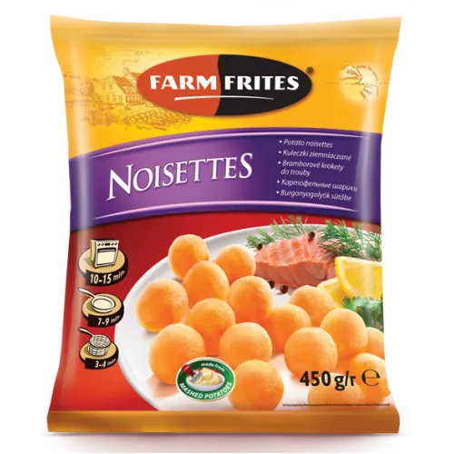 SALD. KARTUPEĻI FRĪ FARM FRITES BUMBIŅAS 450G