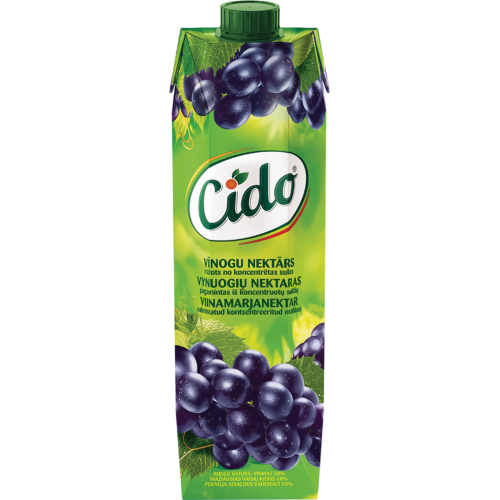 NEKTĀRS CIDO VĪNOGU 1.0L