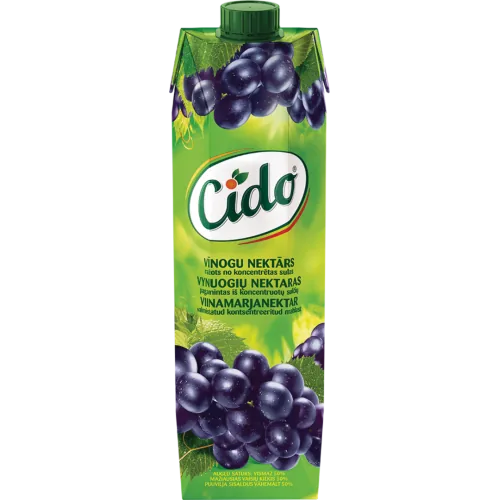NEKTĀRS CIDO VĪNOGU 1.0L