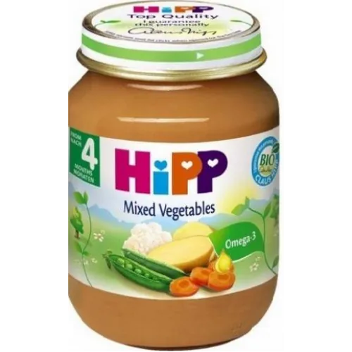 BIEZ.HIPP DAŽĀDU DĀRZEŅU BIO 4+ 125G